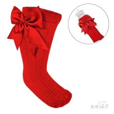 S350-R: Red Length Socks (0-24 Months)